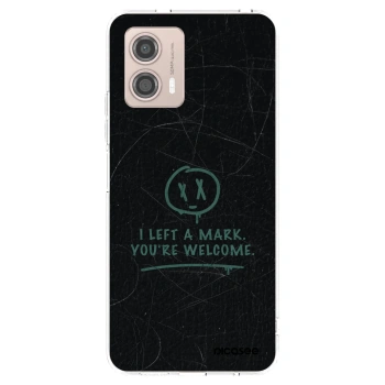 Picasee silikonový průhledný obal pro Motorola Moto G53 5G - LEFT A MARK