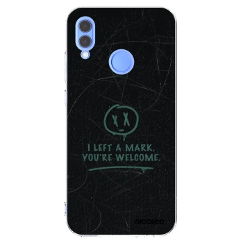Picasee silikonový průhledný obal pro Honor 10 Lite - LEFT A MARK