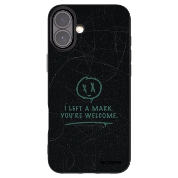 Picasee silikonový černý obal pro Apple iPhone 16 Plus - LEFT A MARK