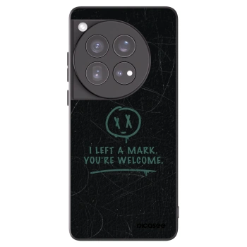 Picasee silikonový černý obal pro OnePlus 12 5G - LEFT A MARK