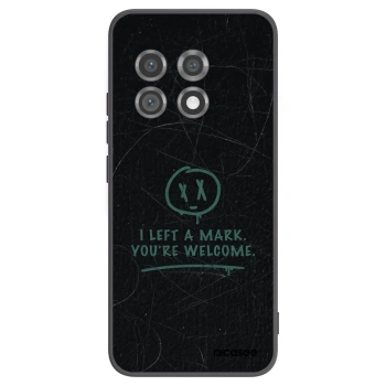 Picasee silikonový černý obal pro OnePlus 11 5G - LEFT A MARK