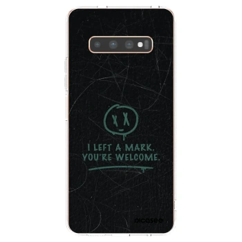 Picasee silikonový průhledný obal pro Samsung Galaxy S10 Plus G975 - LEFT A MARK