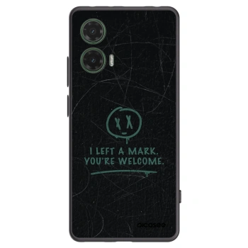 Picasee silikonový černý obal pro Motorola Moto G35 5G - LEFT A MARK