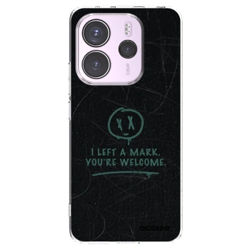 Picasee silikonový průhledný obal pro Xiaomi Redmi Note 14 4G - LEFT A MARK