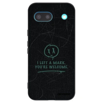 Picasee silikonový černý obal pro Google Pixel 8a - LEFT A MARK