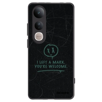 Picasee silikonový černý obal pro Vivo V50 Lite 5G - LEFT A MARK