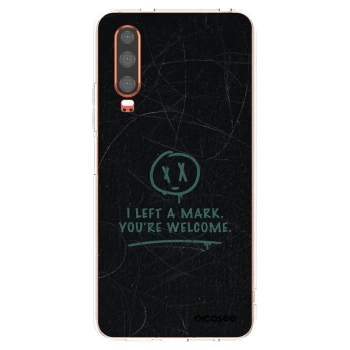 Picasee silikonový průhledný obal pro Huawei P30 - LEFT A MARK