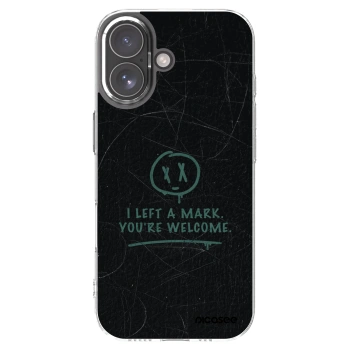 Picasee silikonový průhledný obal pro Apple iPhone 17 - LEFT A MARK