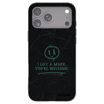 Picasee silikonový černý obal pro Apple iPhone 17 Pro Max - LEFT A MARK