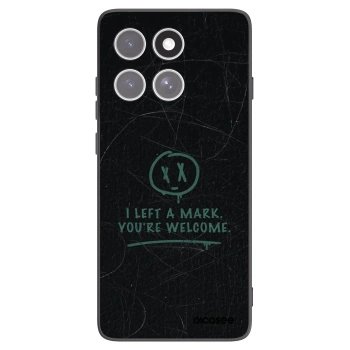 Picasee silikonový černý obal pro Motorola Edge 60 Fusion - LEFT A MARK