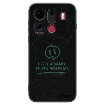 Picasee silikonový černý obal pro OPPO Find X9 Pro - LEFT A MARK