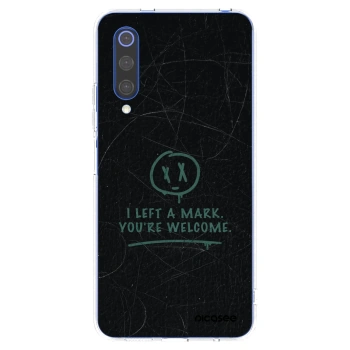 Picasee silikonový průhledný obal pro Xiaomi Mi 9 SE - LEFT A MARK