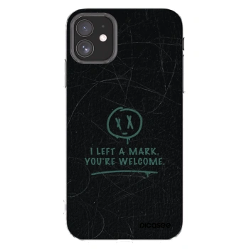 Picasee silikonový průhledný obal pro Apple iPhone 11 - LEFT A MARK