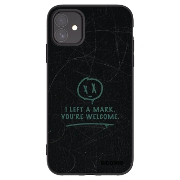 Picasee silikonový černý obal pro Apple iPhone 11 - LEFT A MARK