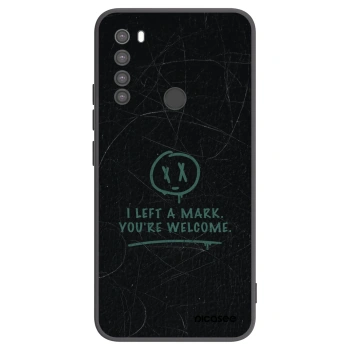 Picasee silikonový černý obal pro Xiaomi Redmi Note 8 - LEFT A MARK