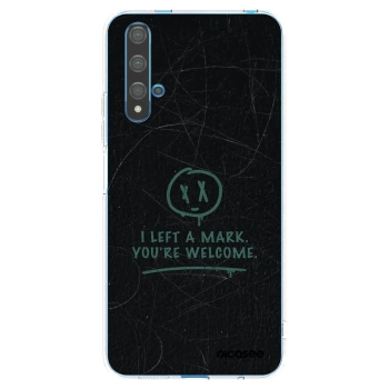 Picasee silikonový průhledný obal pro Huawei Nova 5T - LEFT A MARK