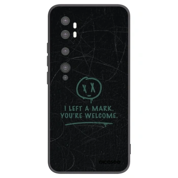 Picasee silikonový černý obal pro Xiaomi Mi Note 10 (Pro) - LEFT A MARK