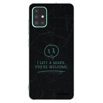 Picasee silikonový průhledný obal pro Samsung Galaxy A51 A515F - LEFT A MARK