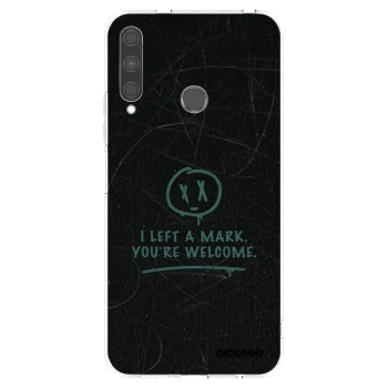 Picasee silikonový průhledný obal pro Huawei P40 Lite E - LEFT A MARK