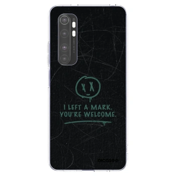 Picasee silikonový průhledný obal pro Xiaomi Mi Note 10 Lite - LEFT A MARK