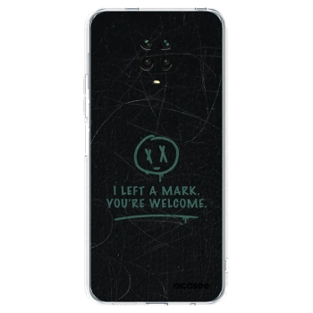 Picasee silikonový průhledný obal pro Xiaomi Redmi Note 9S - LEFT A MARK