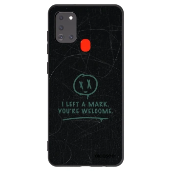Picasee silikonový černý obal pro Samsung Galaxy A21s - LEFT A MARK