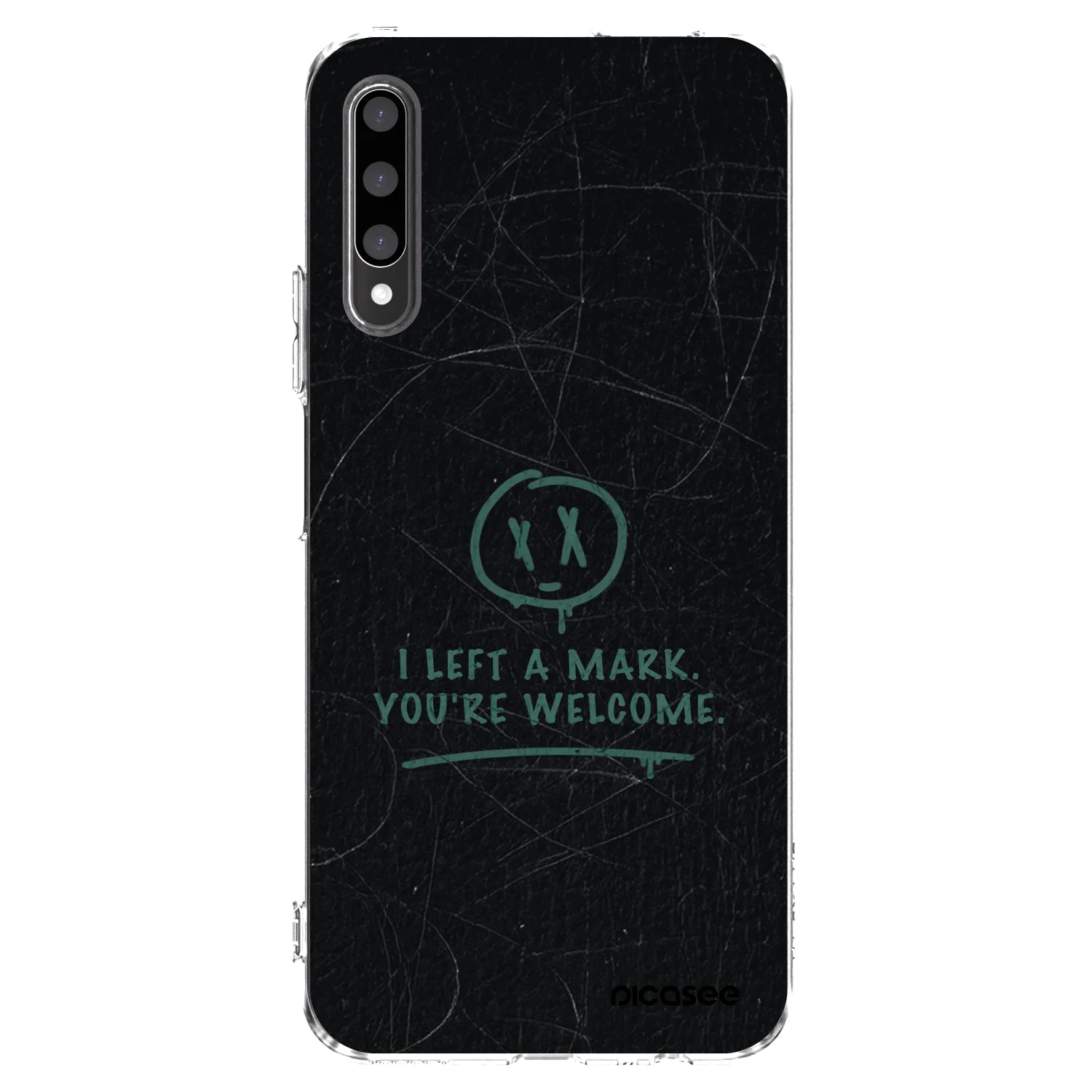 Picasee silikonový průhledný obal pro Honor 9X Pro - LEFT A MARK
