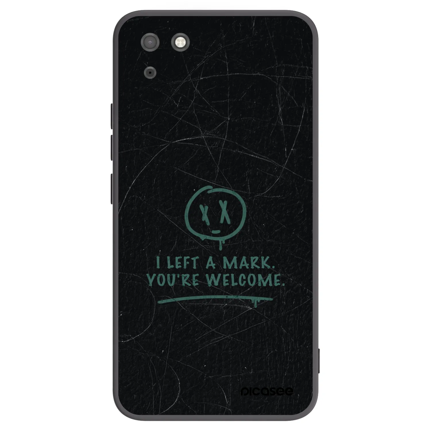 Picasee silikonový černý obal pro Huawei Y5P - LEFT A MARK