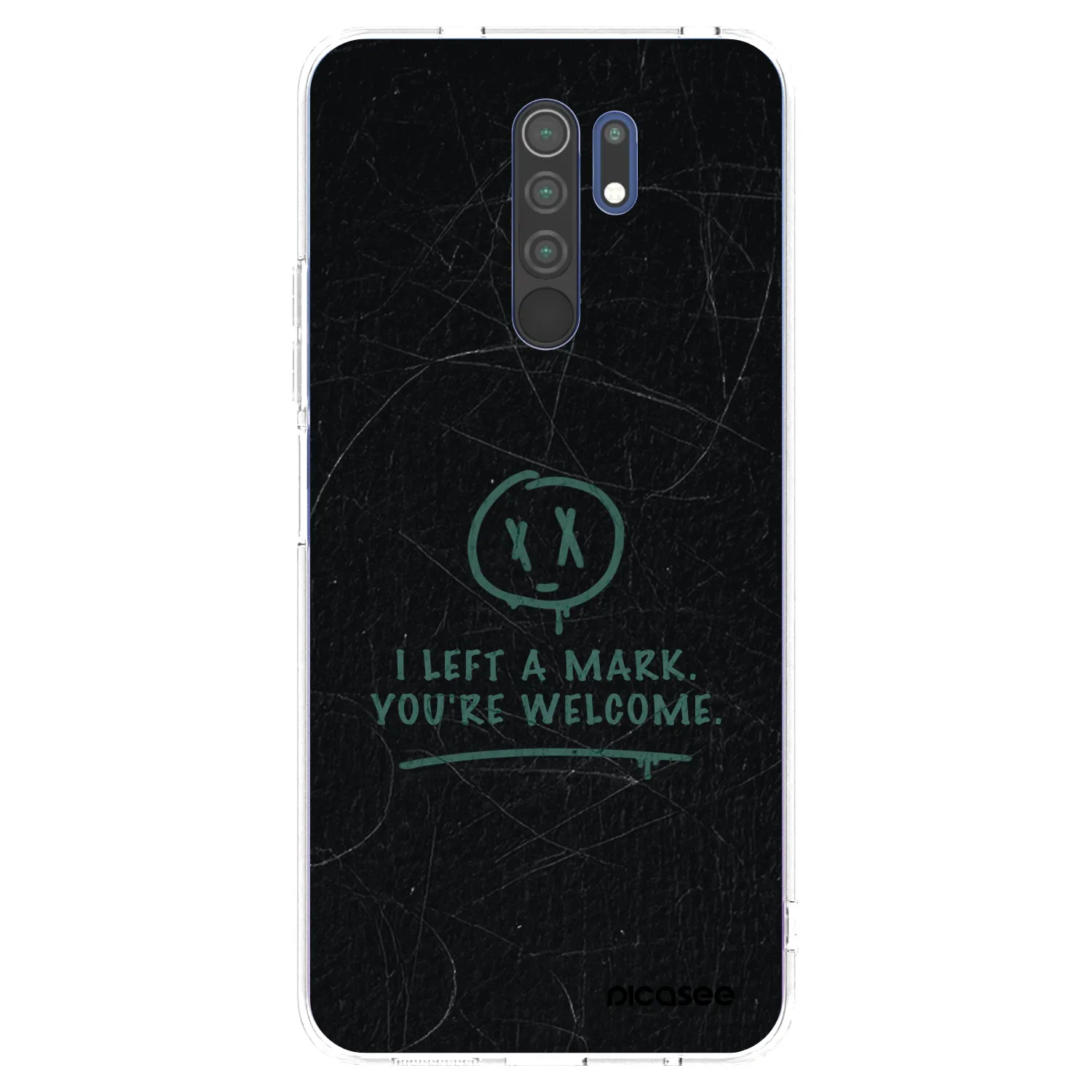 Picasee silikonový průhledný obal pro Xiaomi Redmi 9 - LEFT A MARK