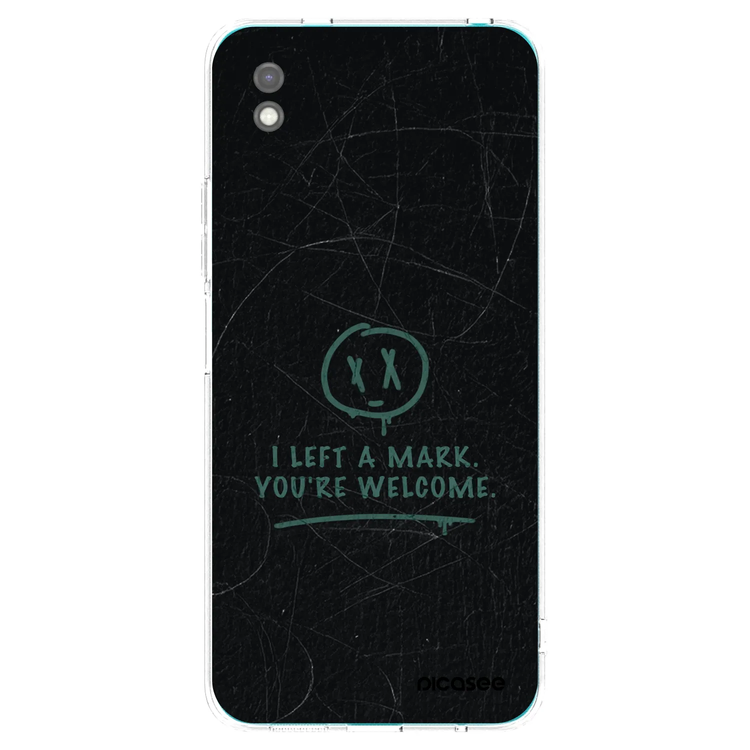 Picasee silikonový černý obal pro Xiaomi Redmi 9A - LEFT A MARK