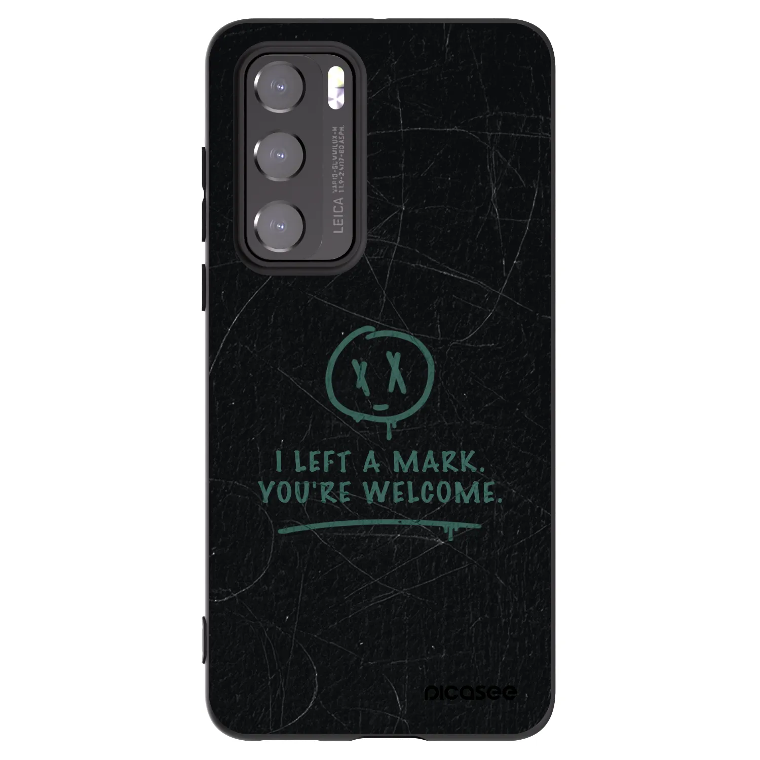 Picasee silikonový černý obal pro Huawei P40 - LEFT A MARK