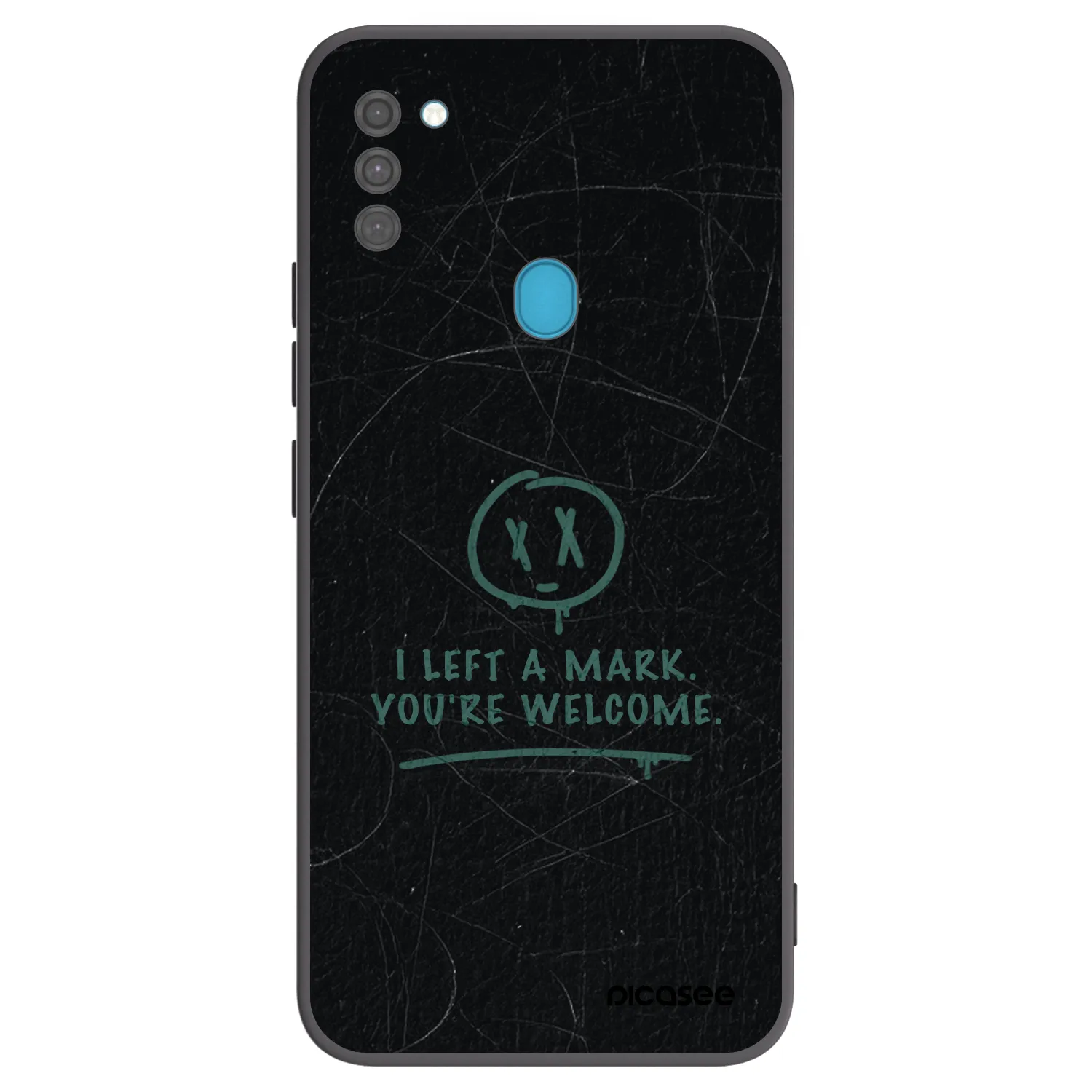 Picasee silikonový černý obal pro Samsung Galaxy M11 - LEFT A MARK