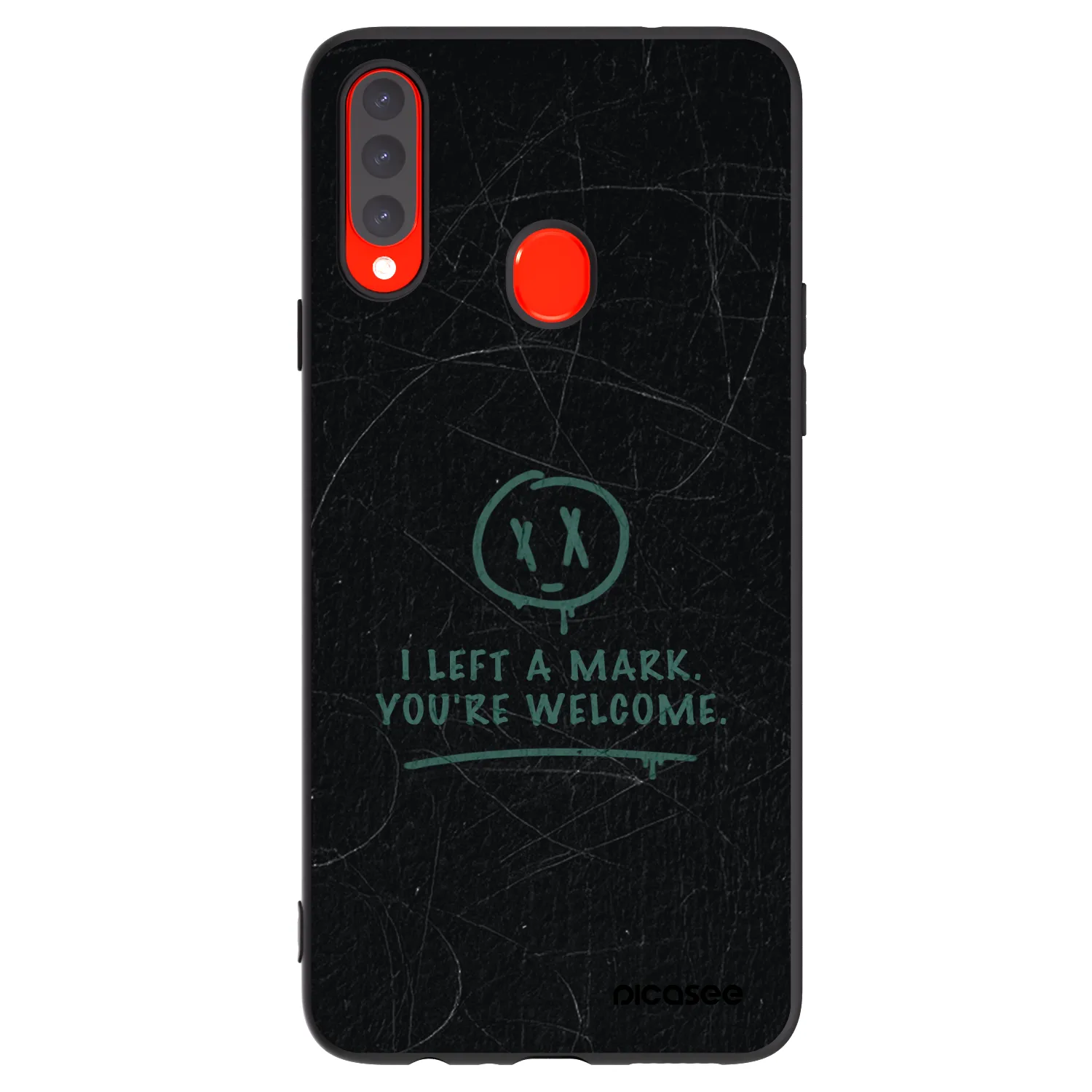 Picasee silikonový černý obal pro Samsung Galaxy A20s - LEFT A MARK