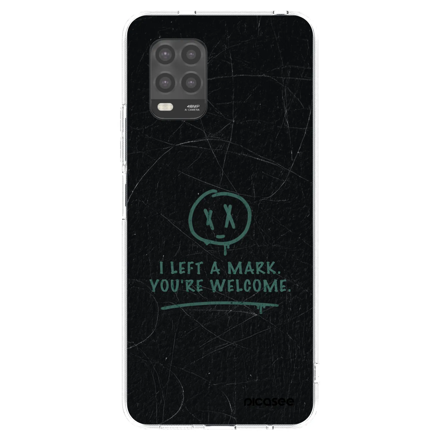 Picasee silikonový průhledný obal pro Xiaomi Mi 10 Lite - LEFT A MARK