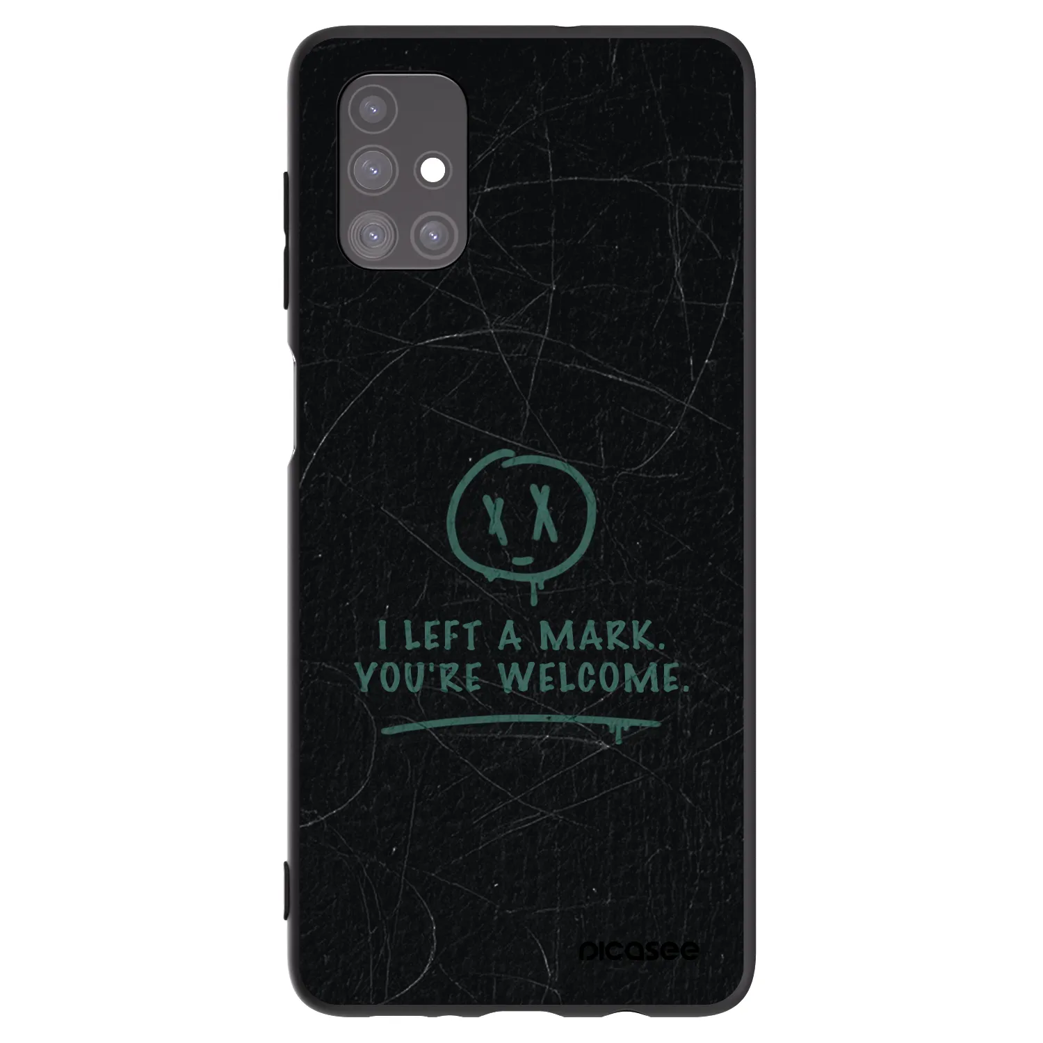 Picasee silikonový černý obal pro Samsung Galaxy M51 M515F - LEFT A MARK