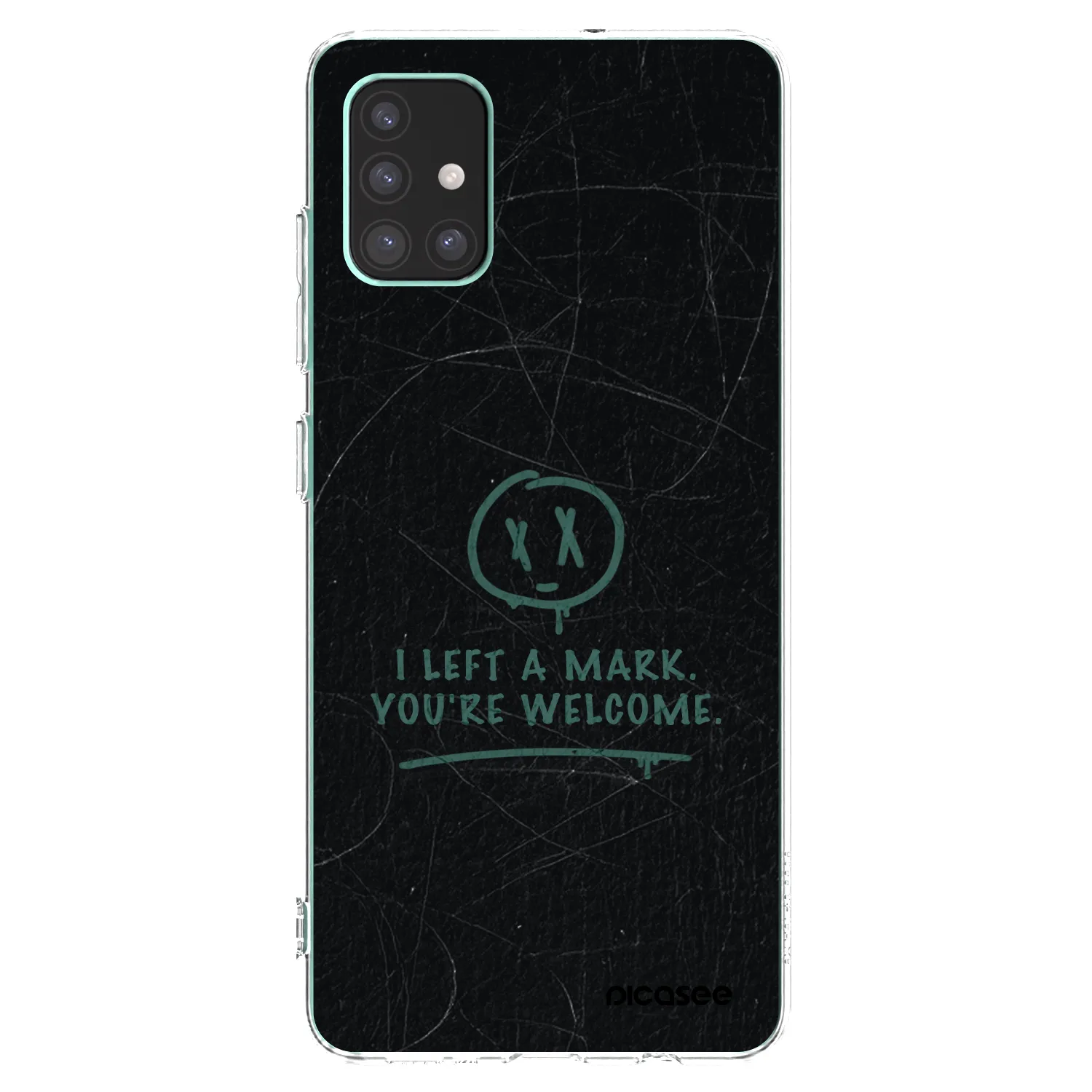 Picasee silikonový průhledný obal pro Samsung Galaxy M51 M515F - LEFT A MARK