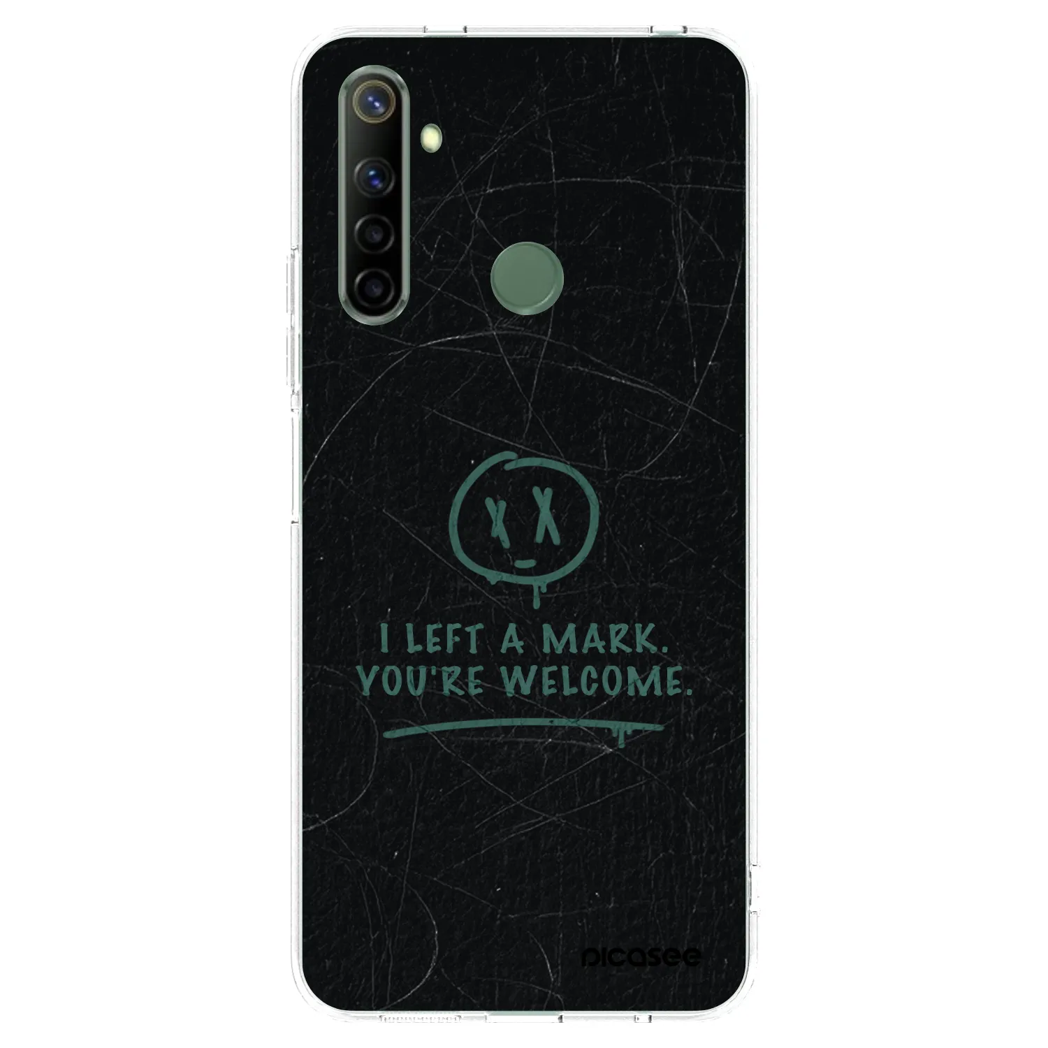 Picasee silikonový průhledný obal pro Realme 6i - LEFT A MARK