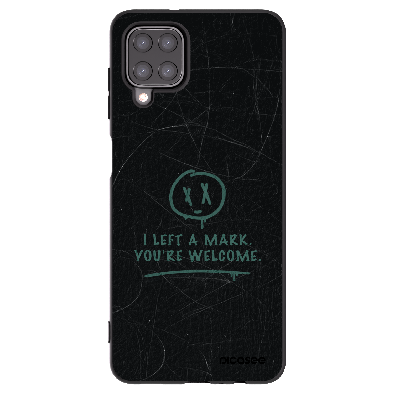 Picasee silikonový černý obal pro Samsung Galaxy A12 A125F - LEFT A MARK