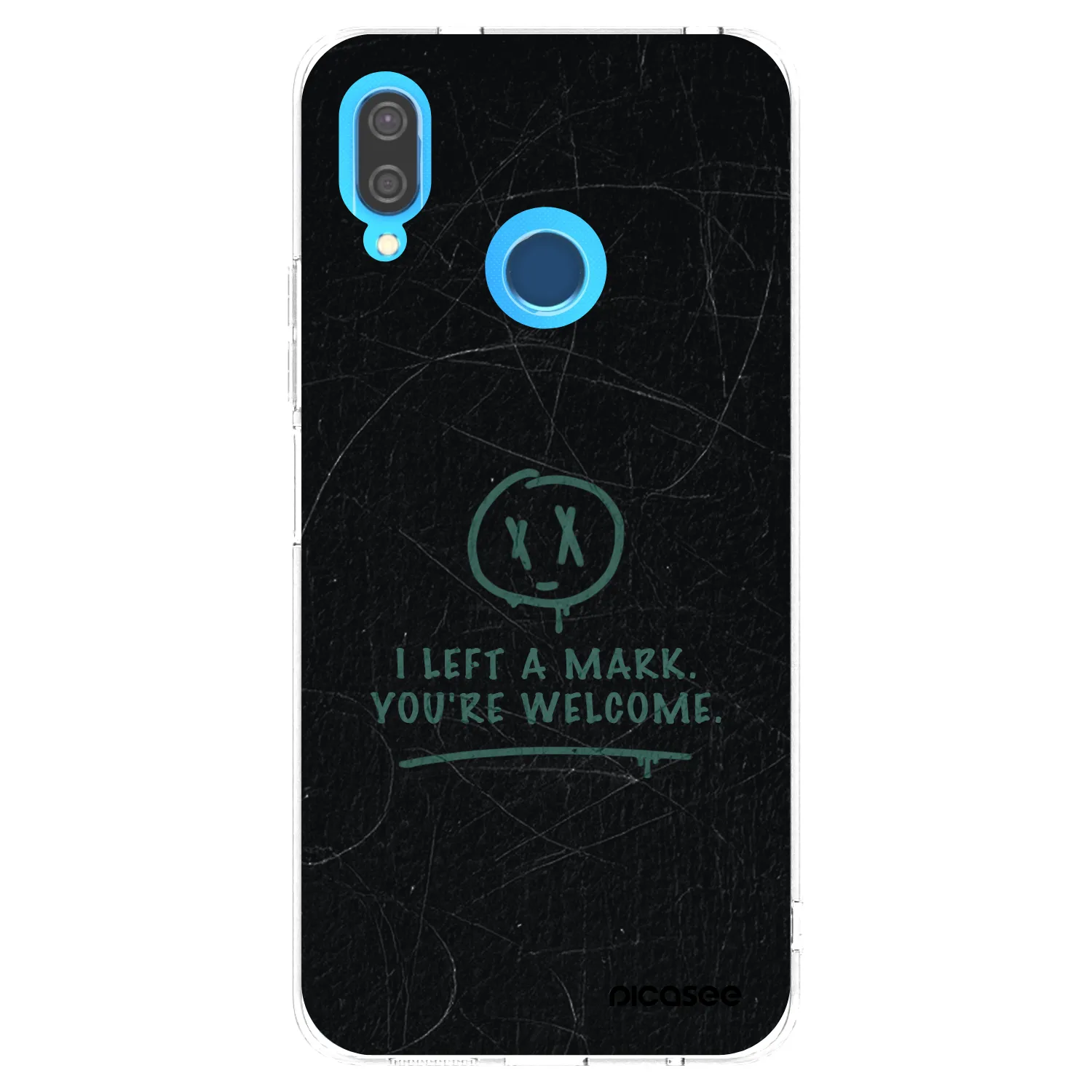 Picasee silikonový průhledný obal pro Huawei P20 Lite - LEFT A MARK