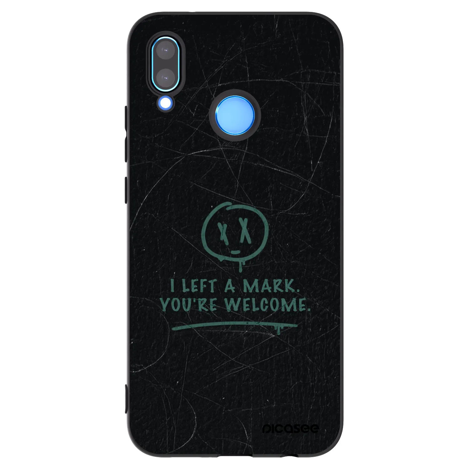 Picasee silikonový černý obal pro Huawei P20 Lite - LEFT A MARK