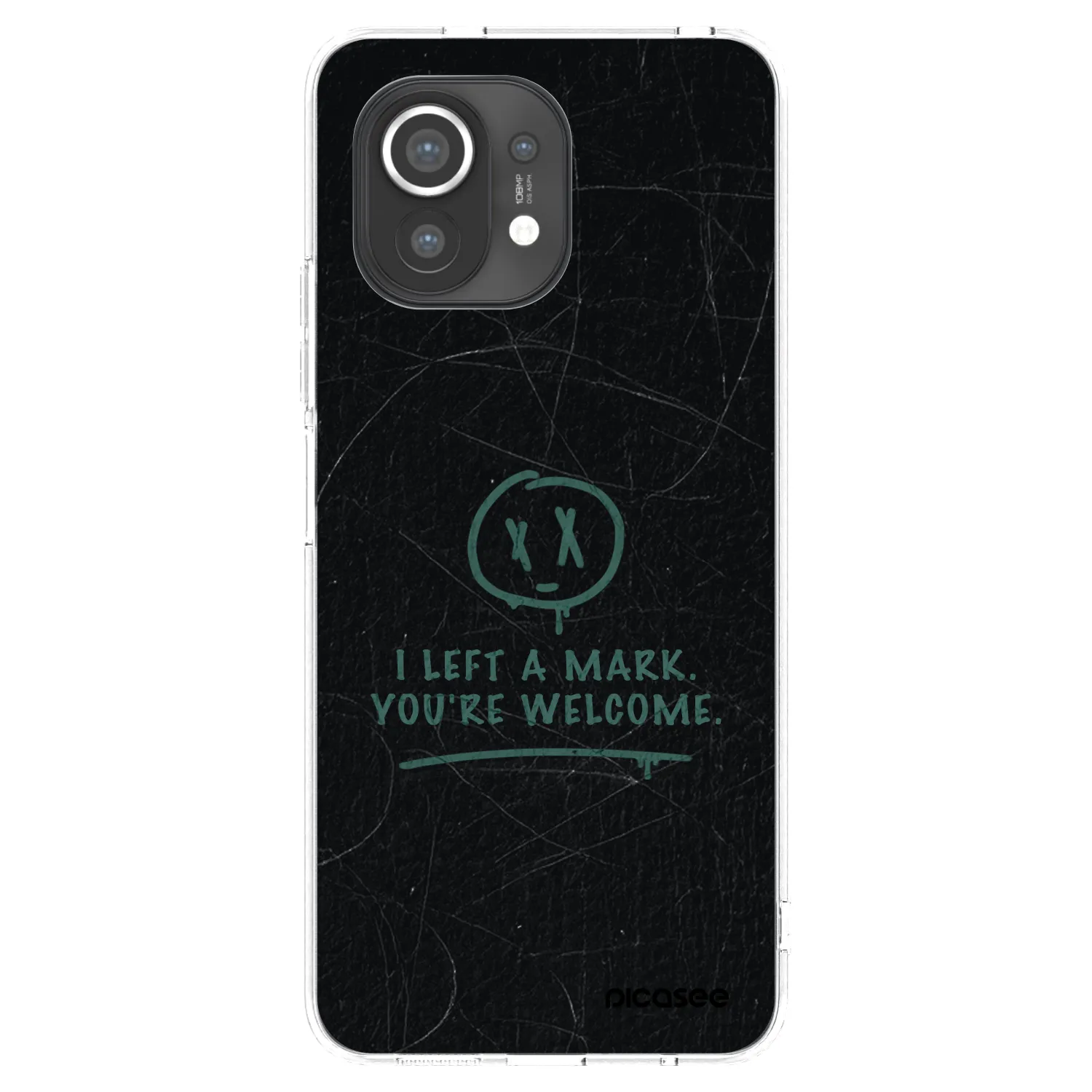 Picasee silikonový průhledný obal pro Xiaomi Mi 11 - LEFT A MARK