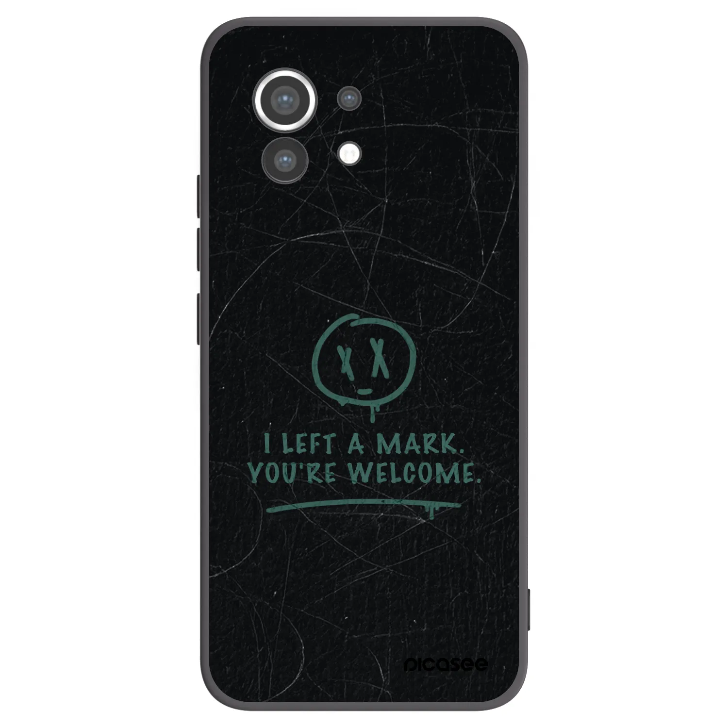 Picasee silikonový černý obal pro Xiaomi Mi 11 - LEFT A MARK