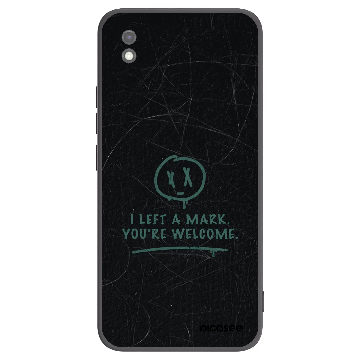 Picasee silikonový černý obal pro Xiaomi Redmi 9AT - LEFT A MARK