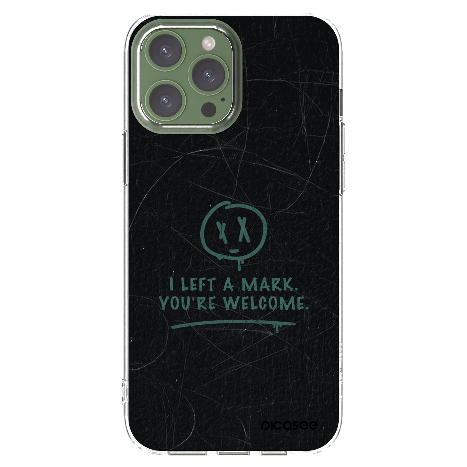 Picasee silikonový průhledný obal pro Apple iPhone 13 Pro Max - LEFT A MARK