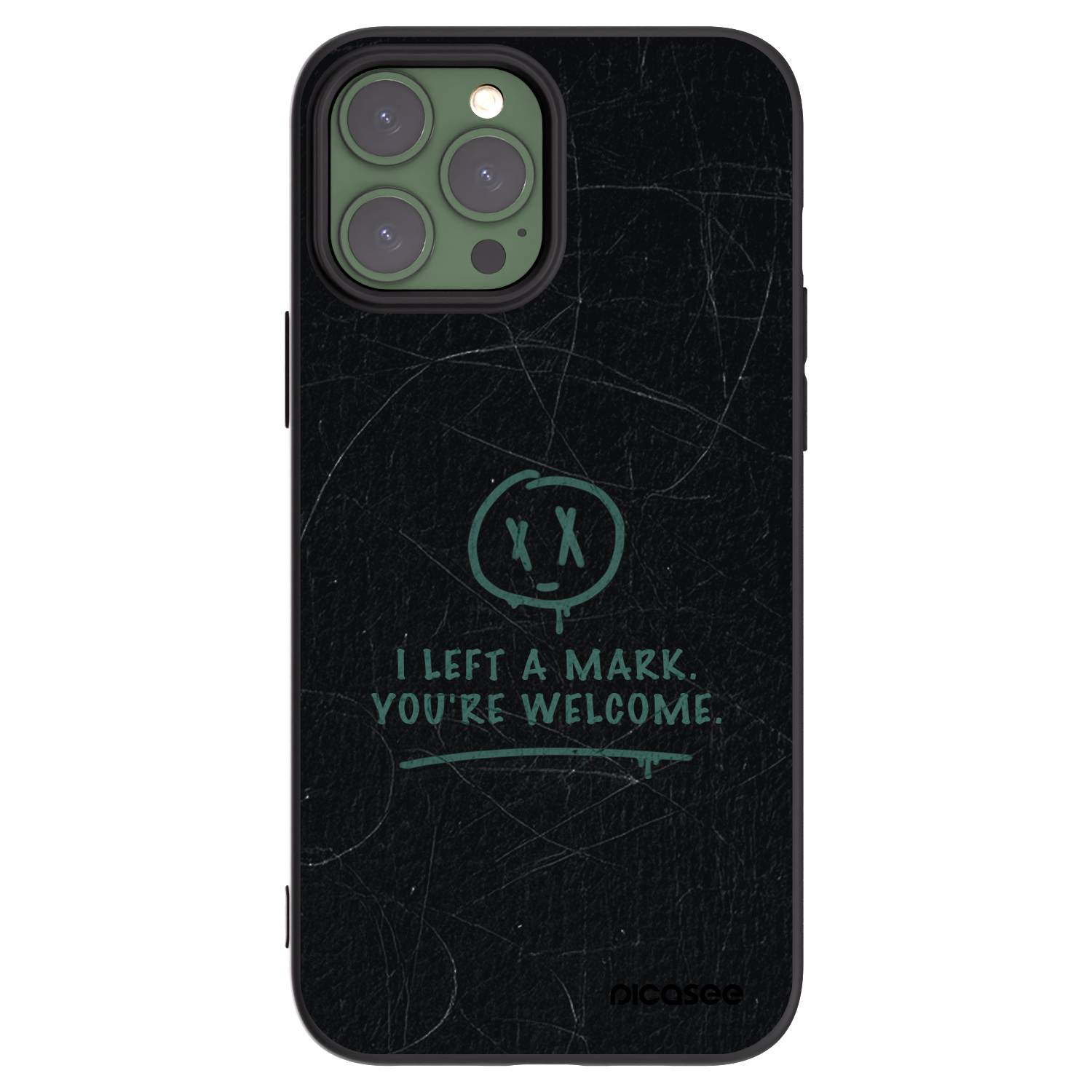 Picasee silikonový černý obal pro Apple iPhone 13 Pro Max - LEFT A MARK