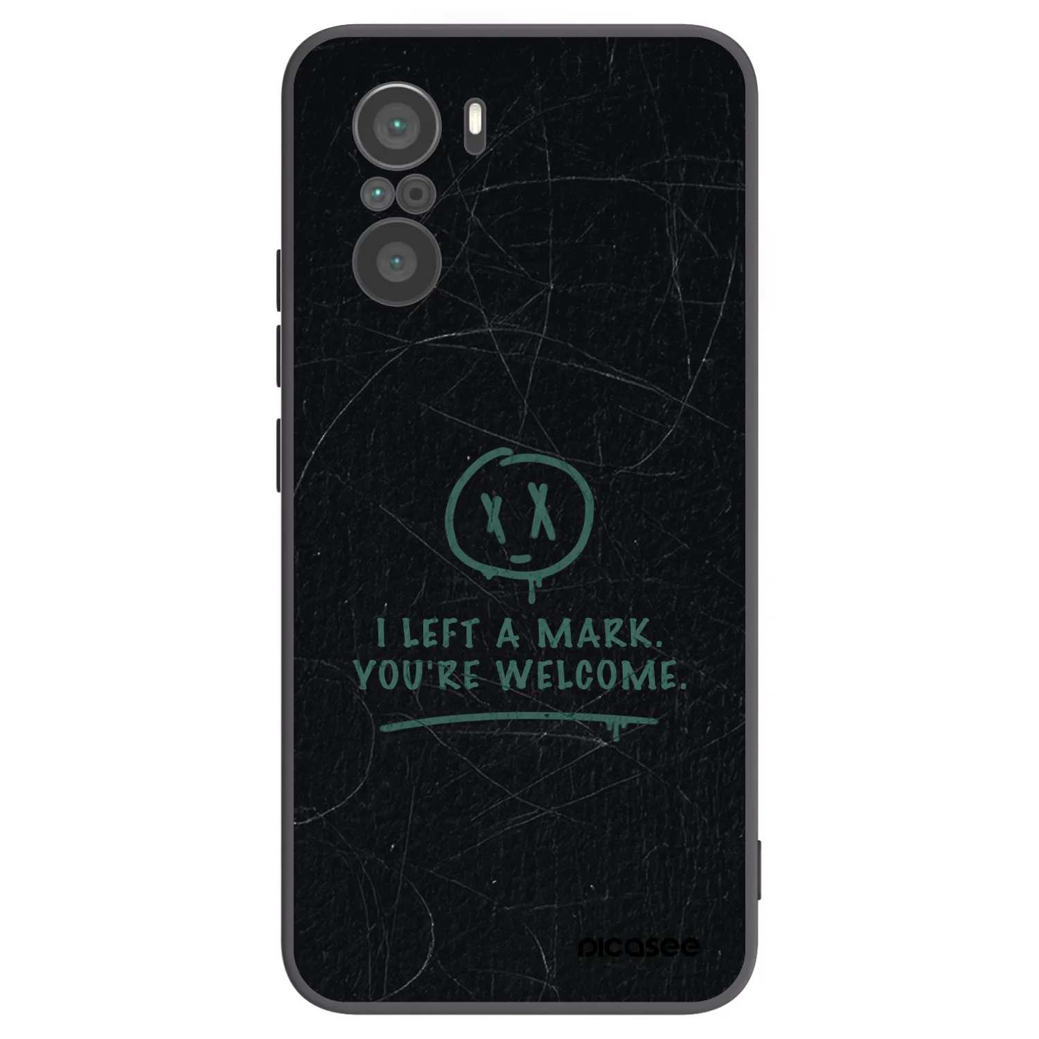 Picasee silikonový černý obal pro Xiaomi Poco F3 - LEFT A MARK