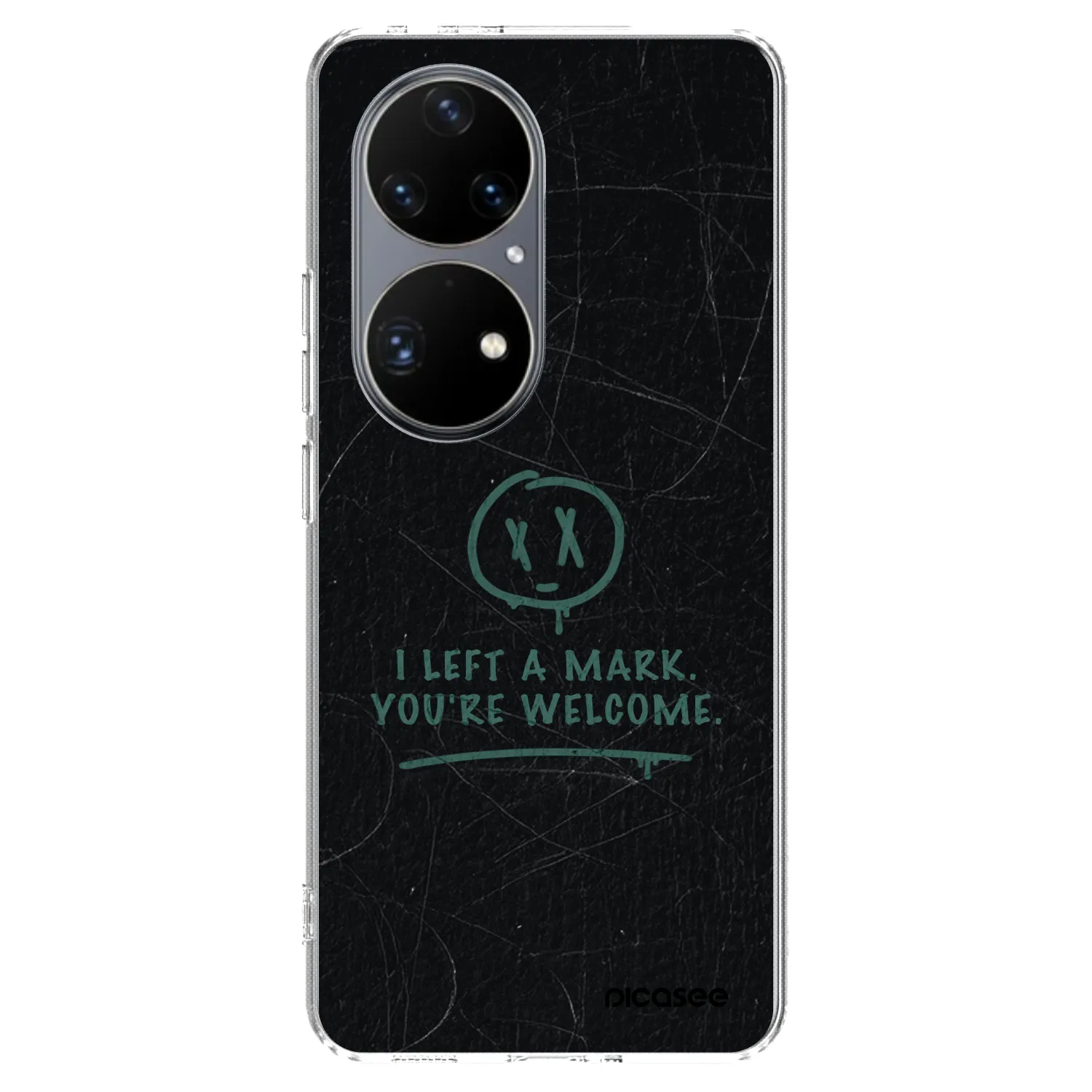 Picasee silikonový průhledný obal pro Huawei P50 - LEFT A MARK