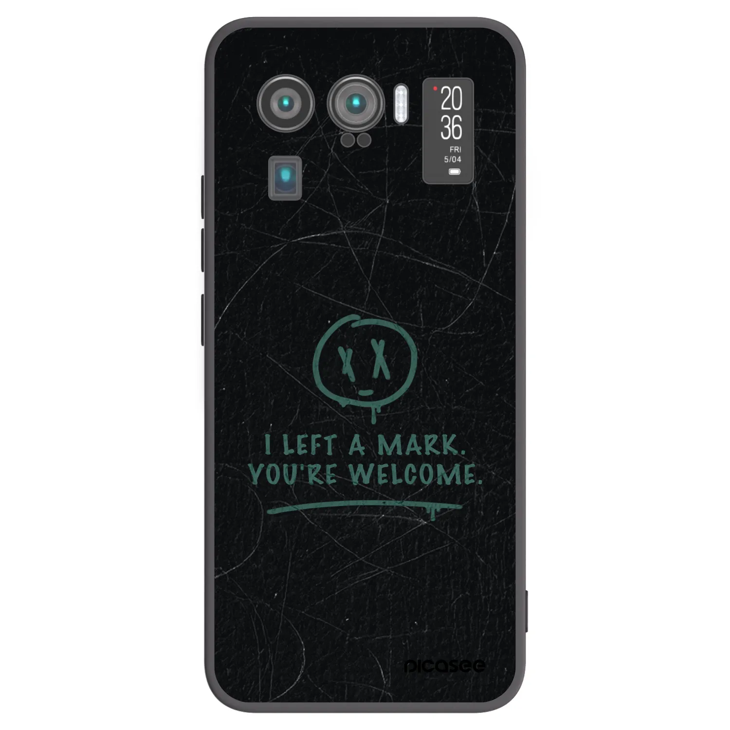 Picasee silikonový černý obal pro Xiaomi Mi 11 Ultra - LEFT A MARK