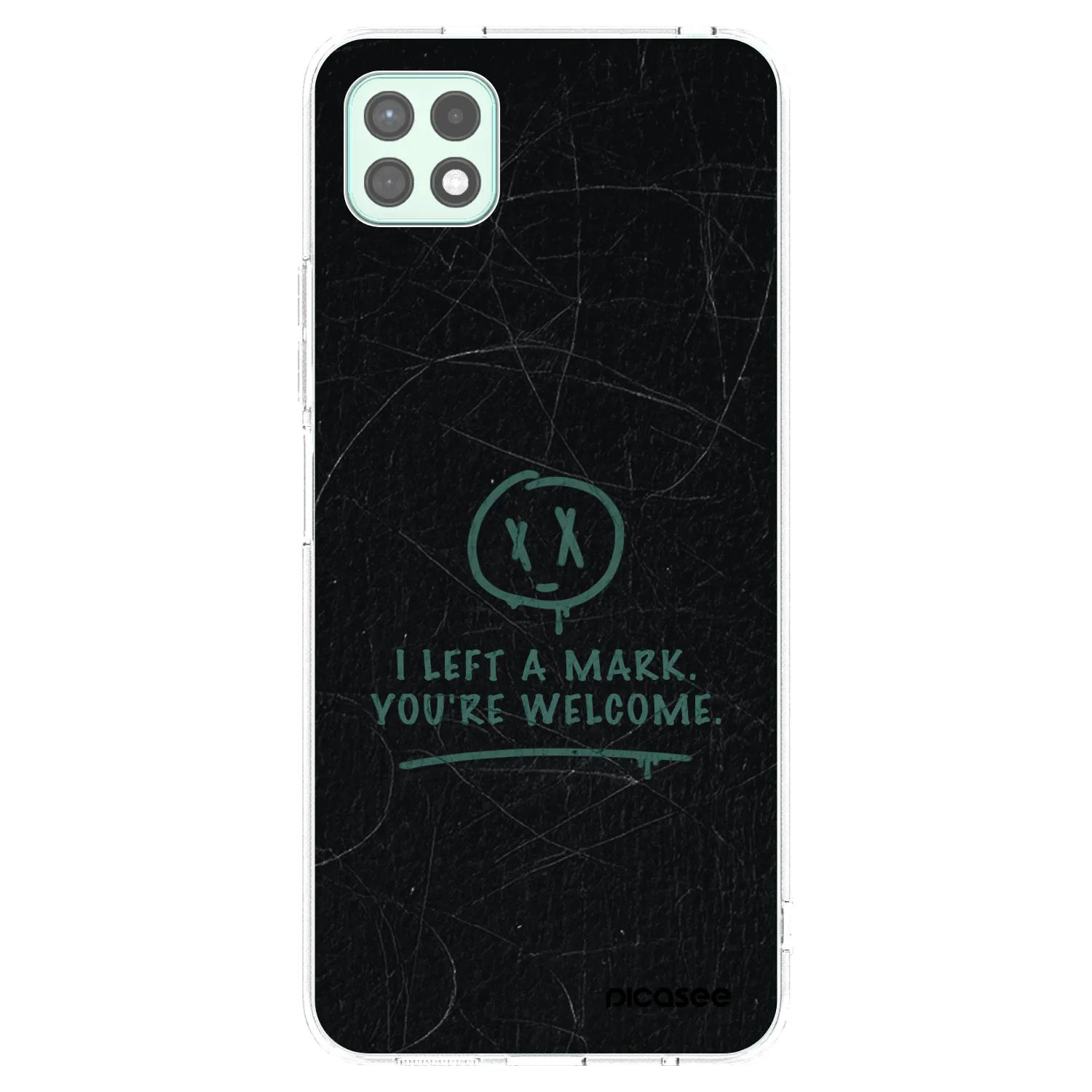 Picasee silikonový průhledný obal pro Samsung Galaxy A22 A226B 5G - LEFT A MARK