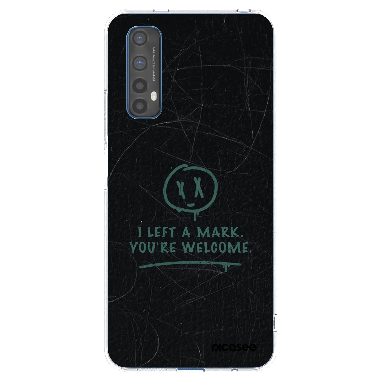 Picasee silikonový průhledný obal pro Realme 7 - LEFT A MARK